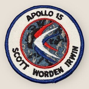 Apollo 15 NASA Embroidered Mission Patch Space Collectible Scott Worden Irwin